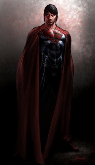 Illustration for article titled Superman gets red underwear in Man of Steel concept art